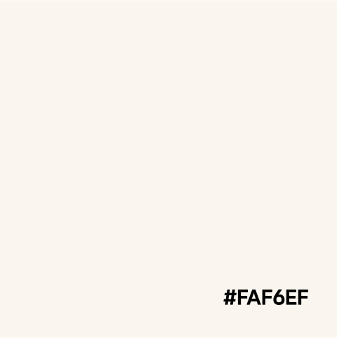 Color #faf6ef